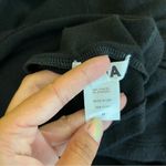 LNA  Black Long Sleeve Open Back Sweater Photo 7