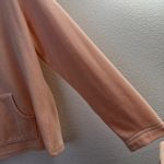Isabella Bird Velour Top Womens Large Coral Long Sleeve V Neck Lounge Comfort PJ Pink Photo 5