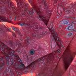 Paisley Western Coral Jacket Red Size M Photo 1
