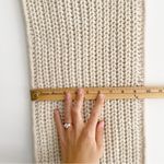 Rag and Bone New  infinity scarf wool alpaca chunky knit cream neutral tan soft Photo 9