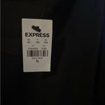 EXPRESS Black Sheath Midi Dress with Mock Neck Photo 2