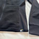 Elegant Black Ribbed Women's Jacket‎ Size M Photo 8