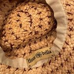 Florabella Crochet Raffia Hat in natural seashell trim Tan Photo 9