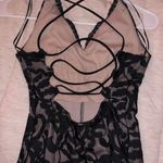 LF Black Lace Bodycon Dress Photo 3