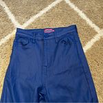 Edikted  Luna Faux Leather Flare Jeans size S Photo 6