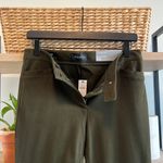Talbots NWT  Mid-Rise DarkGreen Career Skinny Ankle Twill Dress Pant Trouser, 2 Photo 7