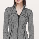 Lululemon 45. Define Jacket Luon Variegated Knit Black Heathered Black Photo 0