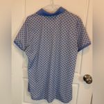 GREG NORMAN WOMENS BLUE WHITE PLAY DRY GOLF ⛳️ SHIRT SIZE XL Photo 4