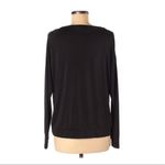 Sabie Lace Embroidered Dolman Top Size Medium Black Oversized Long Sleeve Sabié Photo 2