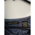 Jeanne pierre  sz‎ XXL Womens Blue WaffleKnit Long Sleeve Pullover Sweater Cozy Photo 3