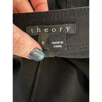 Theory  Skirt Women 6‎ Black Suede Detail Snap Front A Line Slyn Skirt Corpcore Photo 7