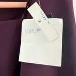 Betsy and Adam  Dress Size 14 NWT Plus Curvy Cape Overlay Sheath Dress Purple Photo 7