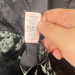 Victoria's Secret Victoria’s Secret crushed green velvet black lace thong bodysuit size large Photo 7