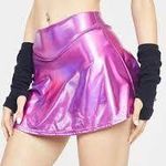 Dolls Kill Holographic Skirt Photo 0