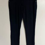 Eileen Fisher Women’s Viscose Ponte Stretch Mid Rise 5-Pocket Black Size 10 Photo 0