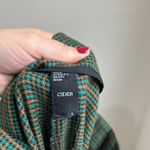 Cider High Waist Gingham Wide Leg Pants Grandpa Core Green Tan NWT Sz Large Photo 7