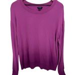 Splendid  Ladies Dip Dye Ombré Orchid Purple Pullover Sweater Long Sleeve Small Photo 3