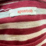 APUNTOB A.B Striped Red and Grey Long Sleeve Sweater Size L Photo 5