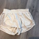 Lululemon Size 8 womens shorts Light gray athletic Photo 0