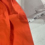 Anthropologie  WHIT TWO Flouncy Bright‎ Orange Ruffled Tiered midi dress Small Photo 6