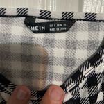 SheIn  Black and White‎ Gingham Mini Dress Photo 1