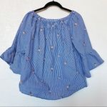 Westport Off the Shoulder Floral Embroidered Top Size XS Photo 0