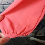 Umgee  CORAL FLOWY BOHO WOVEN STYLE NECKLINE TOP S Photo 5