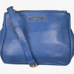 DKNY  Blue Genuine Leather Adjustable Crossbody Classic Designer Crossbody Bag Photo 0