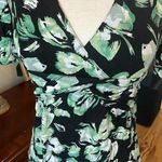 Ric Rac Wrap Top Black Floral Size XS Photo 2