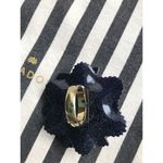 Lele Sadoughi NWOT  Sugarbush Petal Ring Dark Blue Size 7 Photo 5
