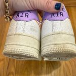 Nike  Air Force 1 '07 SE Low Sz 7.5 Women Retro Shoes Beige Purple DX2348-100 Photo 11