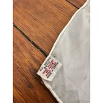 White Vintage Elegant Paisley Detail Textured Satin Hand Rolled Bridal Scarf Photo 2