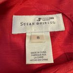 Vintage Flower Tank Blouse Red Size 8 Photo 2