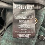 Disturbia Trellis Hooded Pocket Wool Blend Check Shacket size 14 NWOT Detachable Black Photo 11