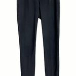 Theory Black Reedell Twill Side Zipper Skinny Moto Dress Pants Size 4 Photo 1