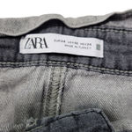  Jeans Size 2 W28" x L26" Women's Zara Mom Jeans Paper Bag Waist Tapered Leg Women's Jeans Photo 5