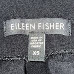 Eileen Fisher  Black Pleated Pull On A Line Skirt Stretch Jersey Knit Size XS Photo 6