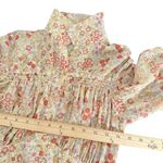 Free People  Bonnie Mini Dress Women XS See Through Floral BOHO Feminine‎ Sheer Photo 9