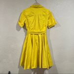 Badgley Mischka Yellow Shirt Collar Flare Dress 22 plus Photo 6