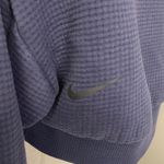 Nike  CROPPED SWEATSHIRT Navy Blue Athleisure Athletic Womens Size XS Photo 3