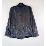 Ba&sh NWT Blazer Black Kartel Jacket Double Breasted Tuxedo Sparkle 3 US Large Photo 2