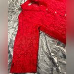 Alfred Dunner Buttonup Red Anchor Shirt Medium Photo 7