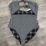 Volcom  Women's Plaid and Gingham One-Piece Swimsuit Photo 8