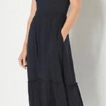Jason Wu Black Tiered Dress Size Large Photo 0