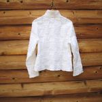 Samuel Dong White Zip Front Embellished Jacket White Size XL Photo 8