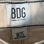 BDG Urban Outfitters  Sz 25 High Rise Denim Shorts Off White Photo 6