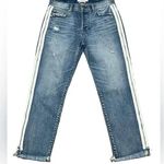 Pistola Charlie High Rise Zip Leg jean Fray Hem Cropped Erin 27 Hipster Boho Photo 0