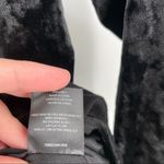 NWT Leyden Black Velvet Long Puff Sleeve Bodysuit Photo 4