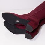 Stuart Weitzman NEW  Gillian 60 City Suede Leather Block Heel Boot Burgundy 10 Photo 3