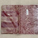 NEW Scarf Wrap 100% Pashmina Gold Dark Red Tassles Luxury Shrug SEALED Photo 0